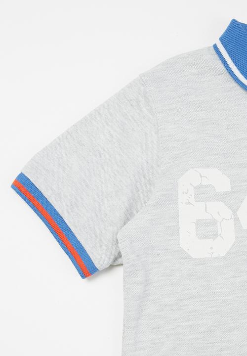 MINOTI - Pique polo shirt - light grey
