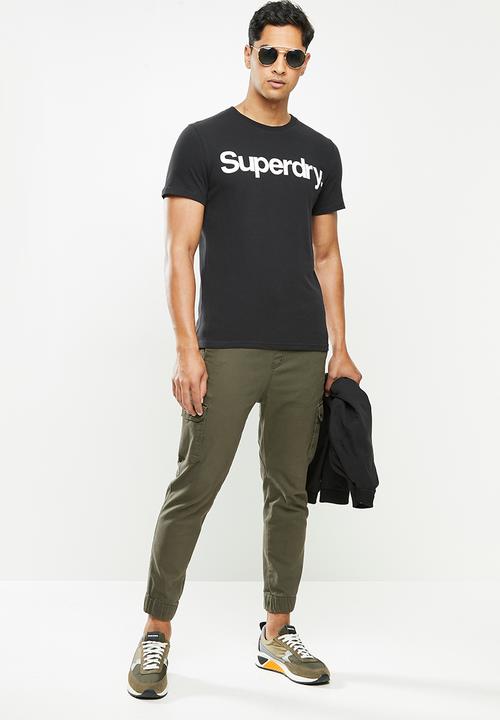 Superdry. - Cl ns tee - black