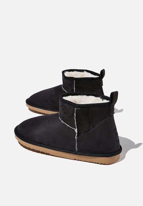 Cotton On - Body super cropped home boot - black DNU