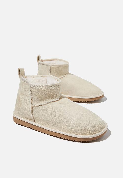 Cotton On - Body super cropped home boot - stone