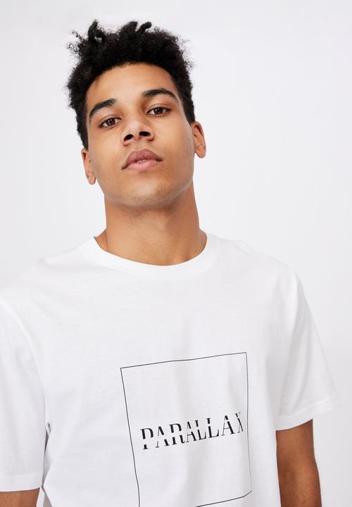 Factorie - Regular graphic T-shirt - white