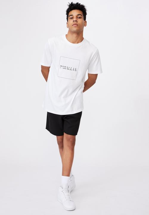 Factorie - Regular graphic T-shirt - white