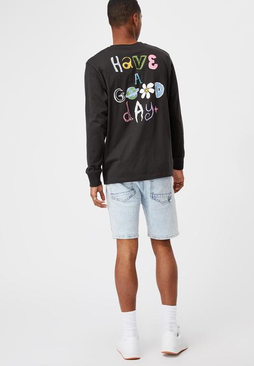 Cotton On - Tbar long sleeve T-shirt - black