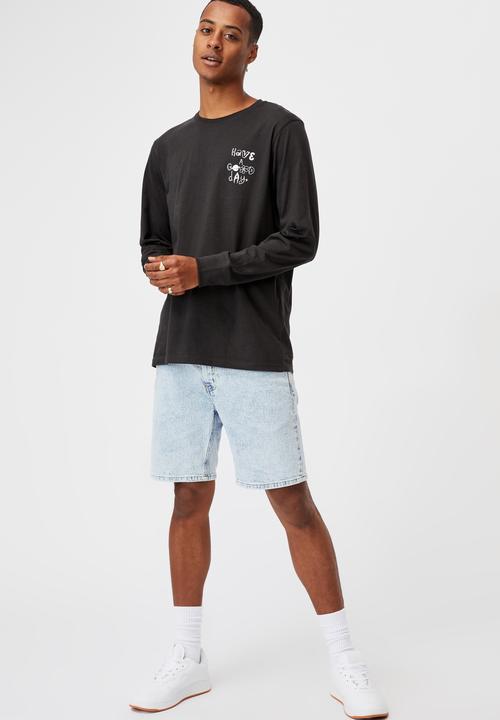 Cotton On - Tbar long sleeve T-shirt - black