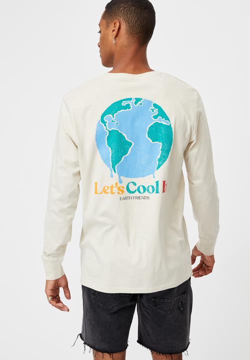 Cotton On - Tbar long sleeve T-shirt - white