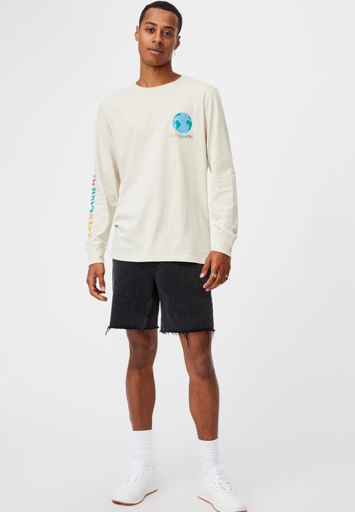 Cotton On - Tbar long sleeve T-shirt - white