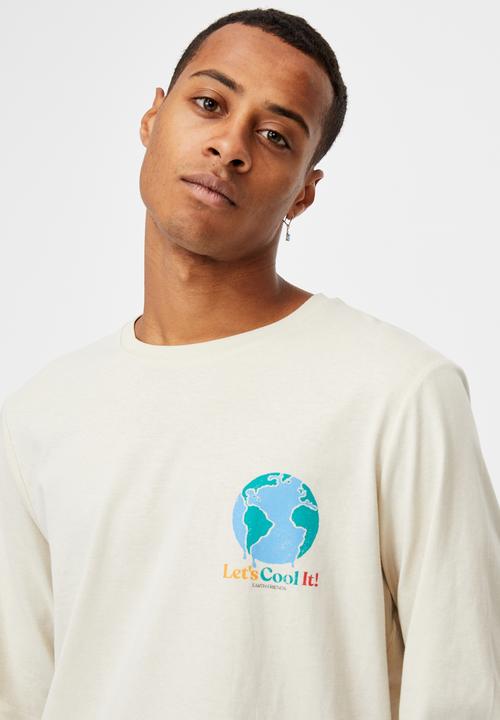 Cotton On - Tbar long sleeve T-shirt - white