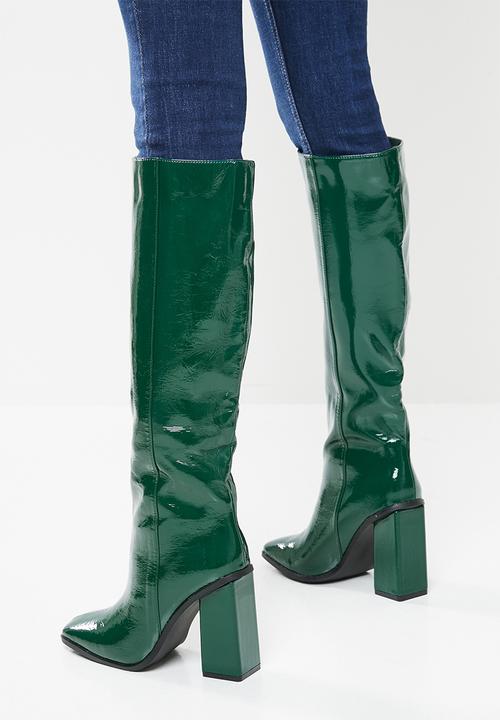 Footwork - Nodini knee length boot - green
