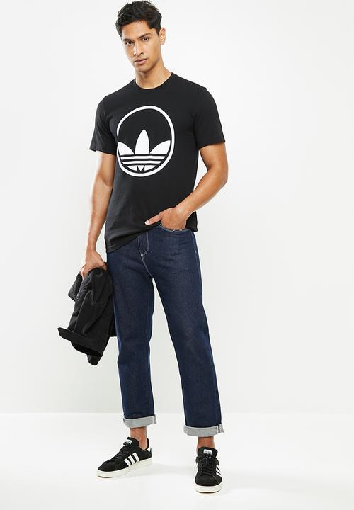 adidas Originals - Circle trefoil T-shirt - black