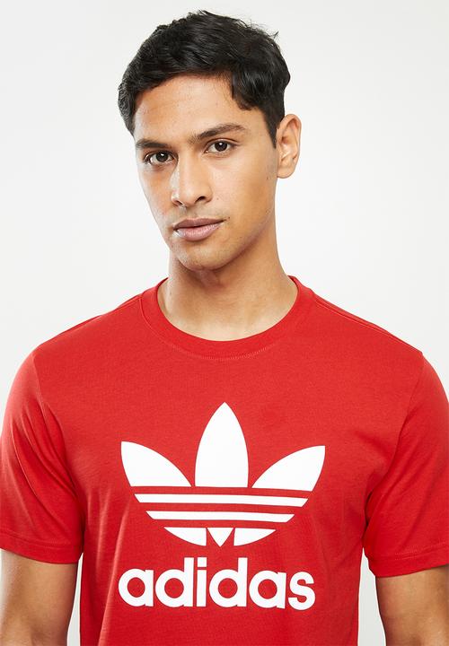 adidas Originals - Trefoil T-shirt - red