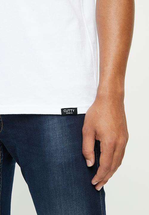Cutty - T-shirt basic  V-neck - dove