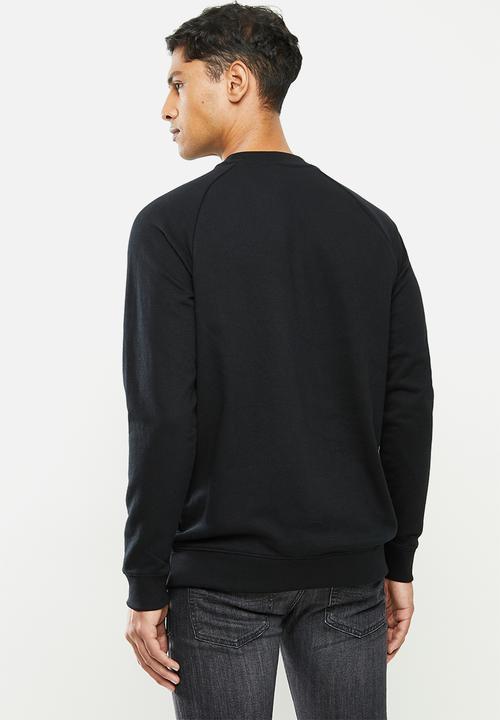 adidas Originals - Trefoil crew sweatshirt - black