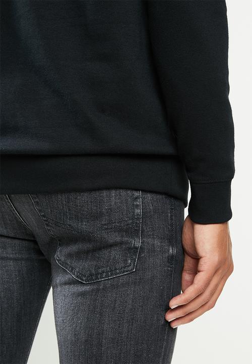 adidas Originals - Trefoil crew sweatshirt - black