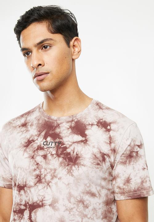 Cutty - Tshirt tie dye - rust