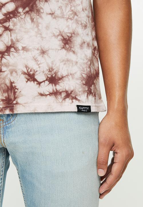 Cutty - Tshirt tie dye - rust