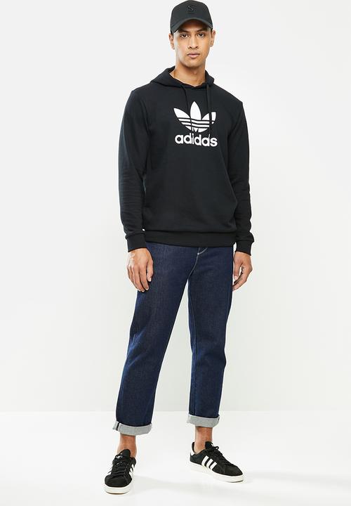adidas Originals - Trefoil hooded sweat - black