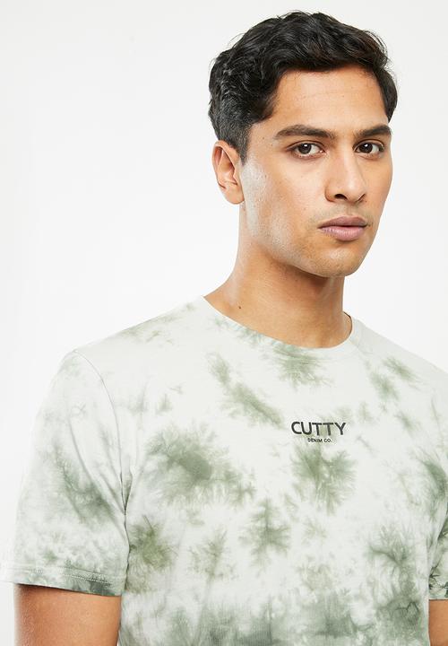 Cutty - T-shirt tie dye - green