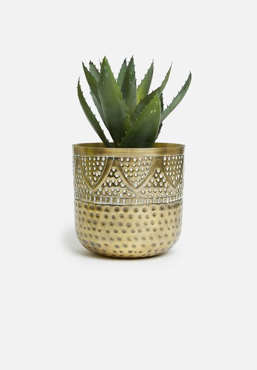 H&S - Rea vase large - gold