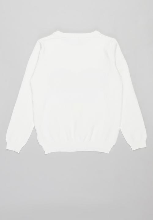 Pop Candy - Girls heart jersey - white