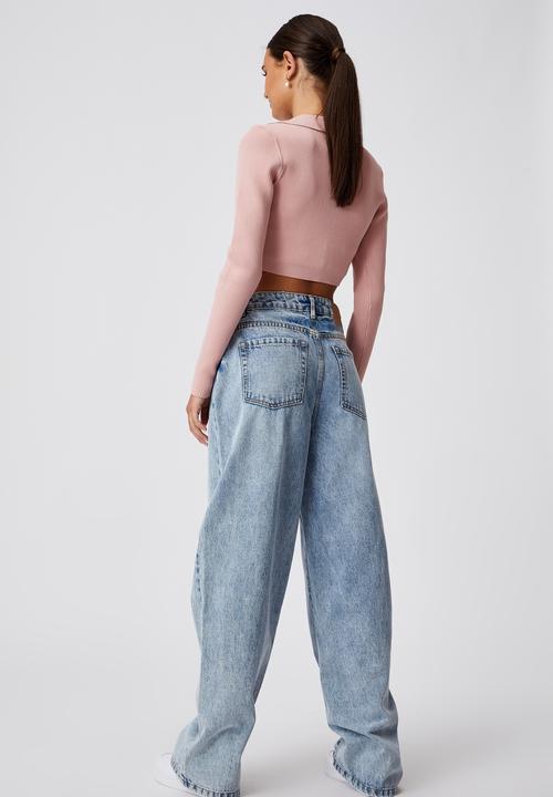 Factorie - High rise baggy jean - vintage blue