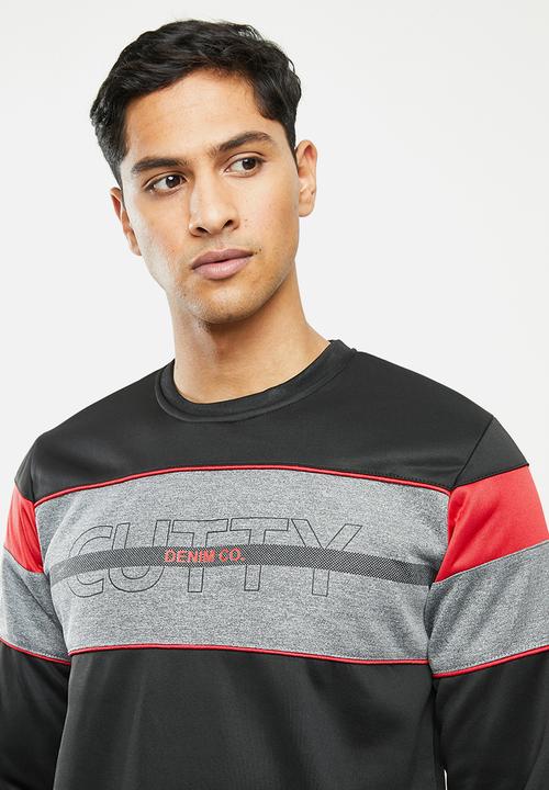 Cutty - Jacket sweater - black