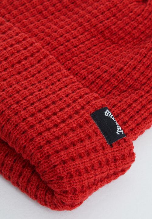 Billabong  - Groms ballast beanie - red