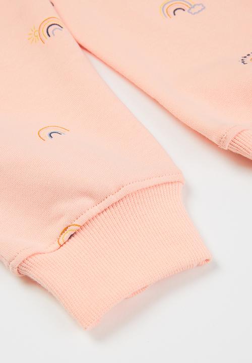 Pop Candy - Girls rainbow sweatpants - pink