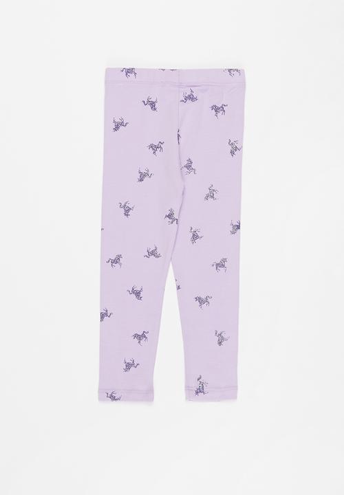 Pop Candy - Girls unicorn legging - purple