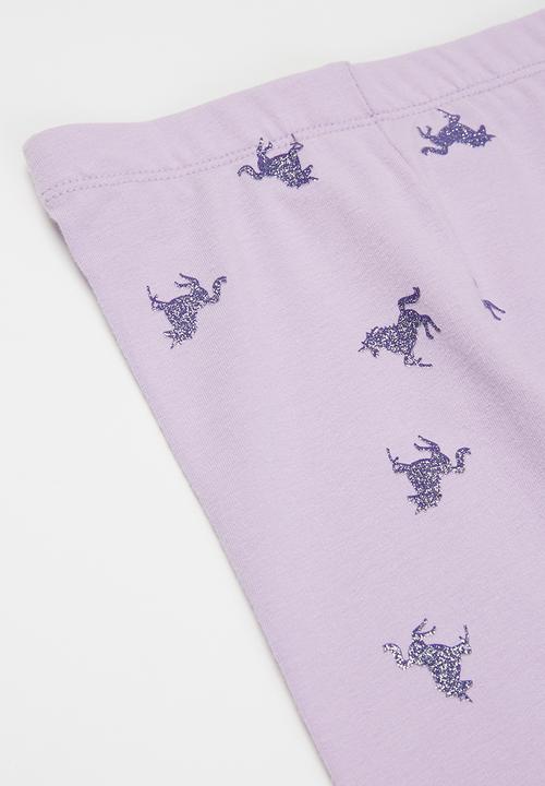 Pop Candy - Girls unicorn legging - purple