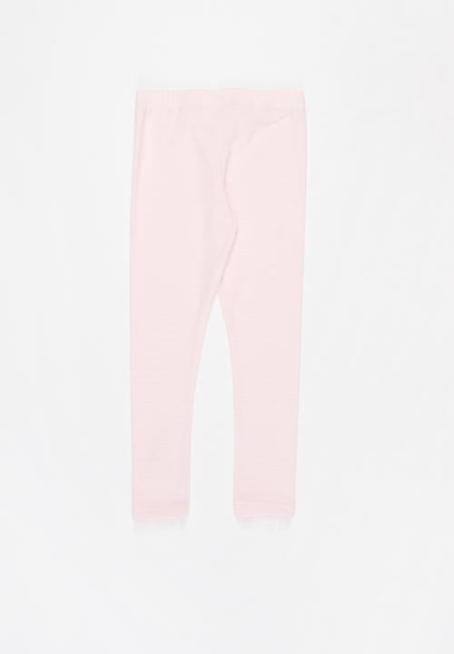Pop Candy - Girls mesh detail legging - pink