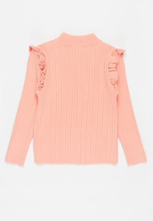 Pop Candy - Girls ruffle jersey - pink