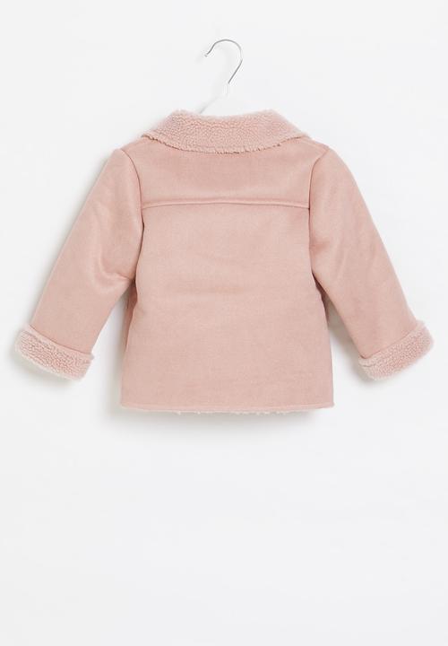 Pop Candy - Girls sherpa coat - pink
