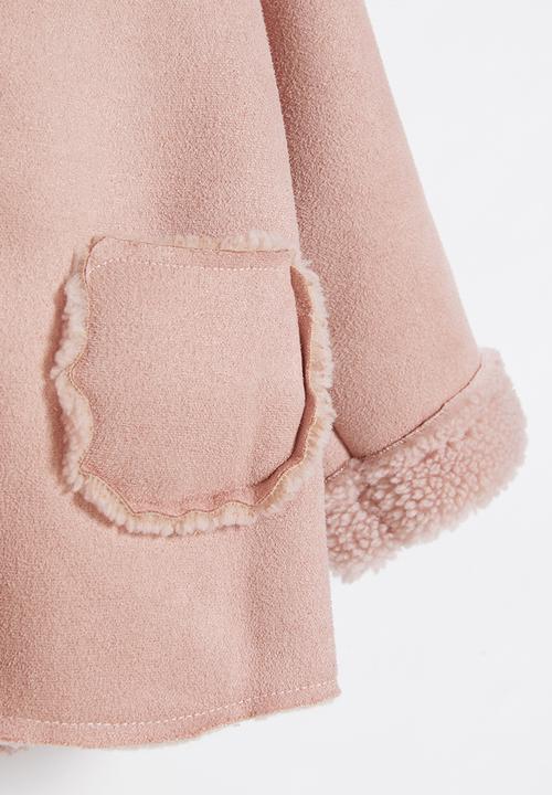Pop Candy - Girls sherpa coat - pink