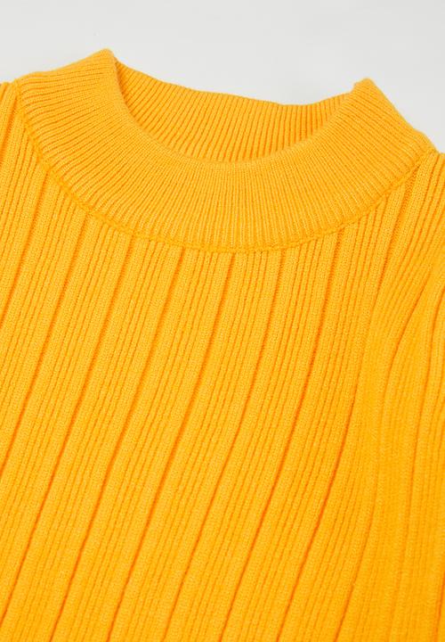 Pop Candy - Girls ruffle jersey - yellow