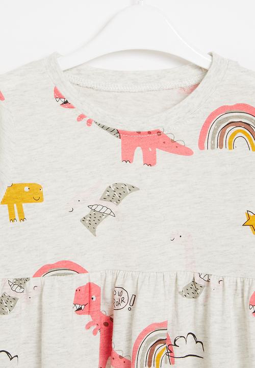 Pop Candy - Girls animals & rainbows dress - multi