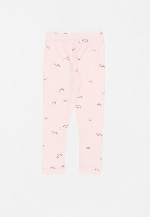 Pop Candy - Girls rainbow legging - pink