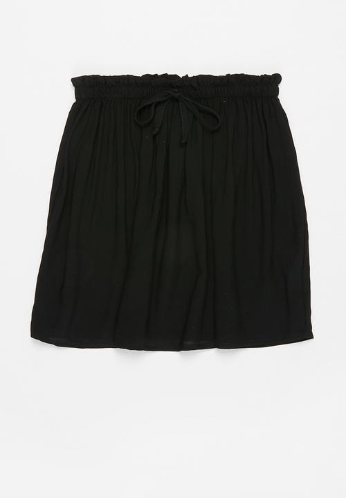 Pop Candy - Younger girls 2-pack skirts - black & pink 