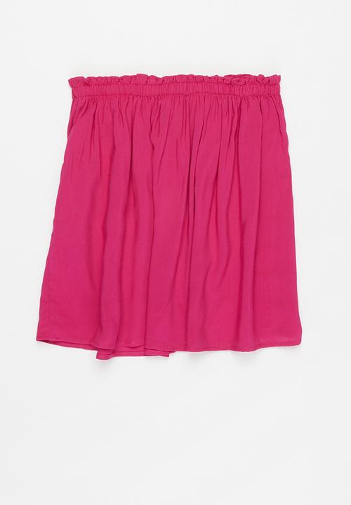 Pop Candy - Younger girls 2-pack skirts - black & pink 