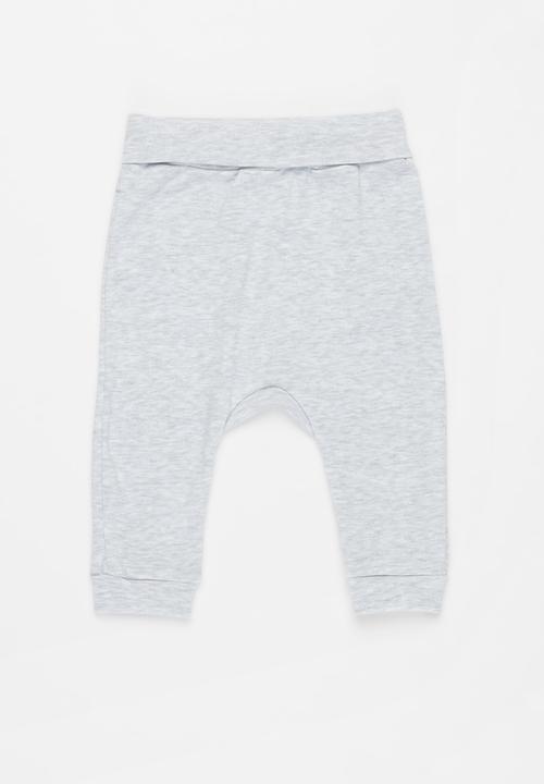 Pop Candy - Baby boys 2-pack ribbed leggings - navy & grey