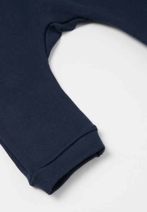 Pop Candy - Baby boys 2-pack ribbed leggings - navy & grey