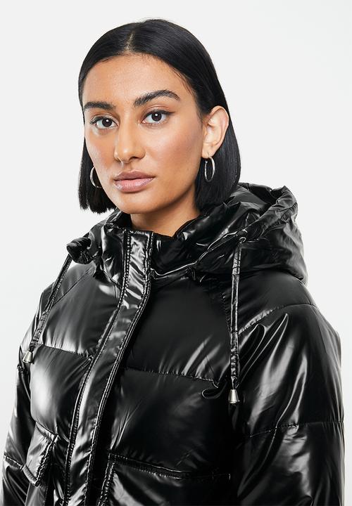 STYLE REPUBLIC - Hood puffer - black