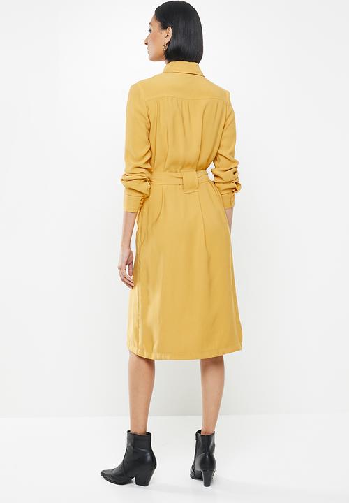 Me&B - Trench dress - mustard