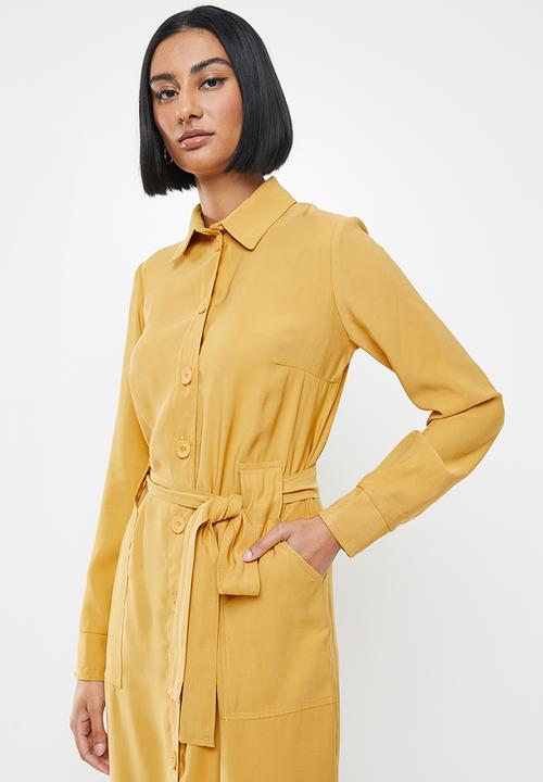 Me&B - Trench dress - mustard