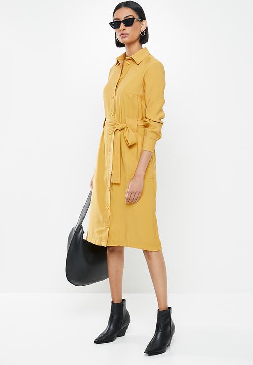 Me&B - Trench dress - mustard