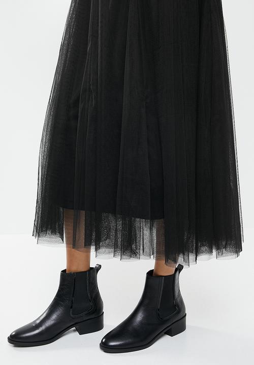 Me&B - Layered tulle skirt - black