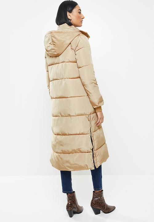 STYLE REPUBLIC - Maxi puffer - stone