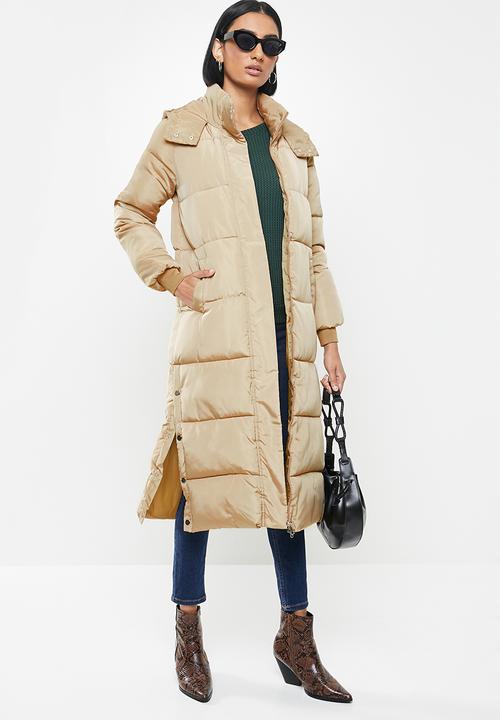 STYLE REPUBLIC - Maxi puffer - stone