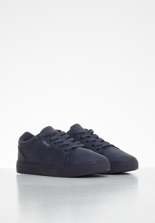 SOVIET - K issey low cut casual lace ups - navy