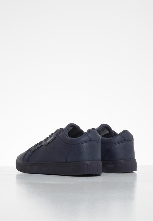 SOVIET - K issey low cut casual lace ups - navy