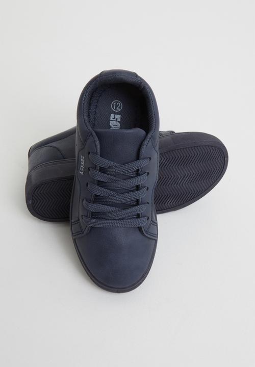 SOVIET - K issey low cut casual lace ups - navy